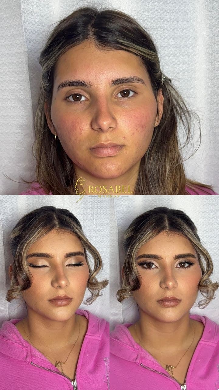 Sesión editorial maquillaje de lujo Miami